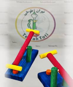 الاکلنگ چوبی اسباب بازی طوطی سانان